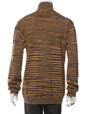 Missoni Striped Mock Neck Cardigan