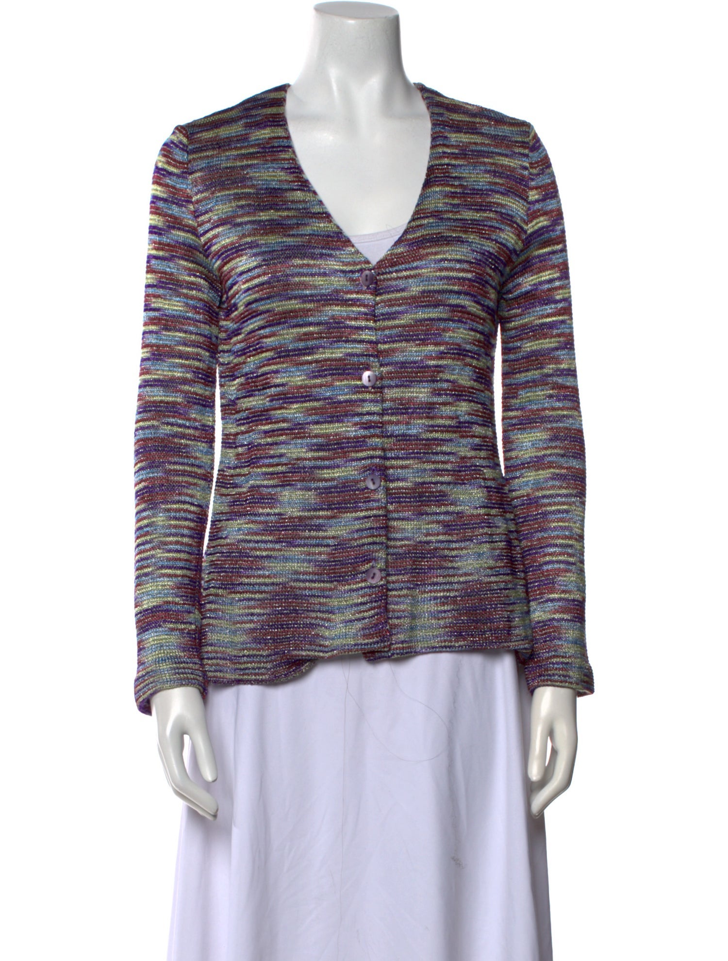 Missoni Striped V-Neck Sweater