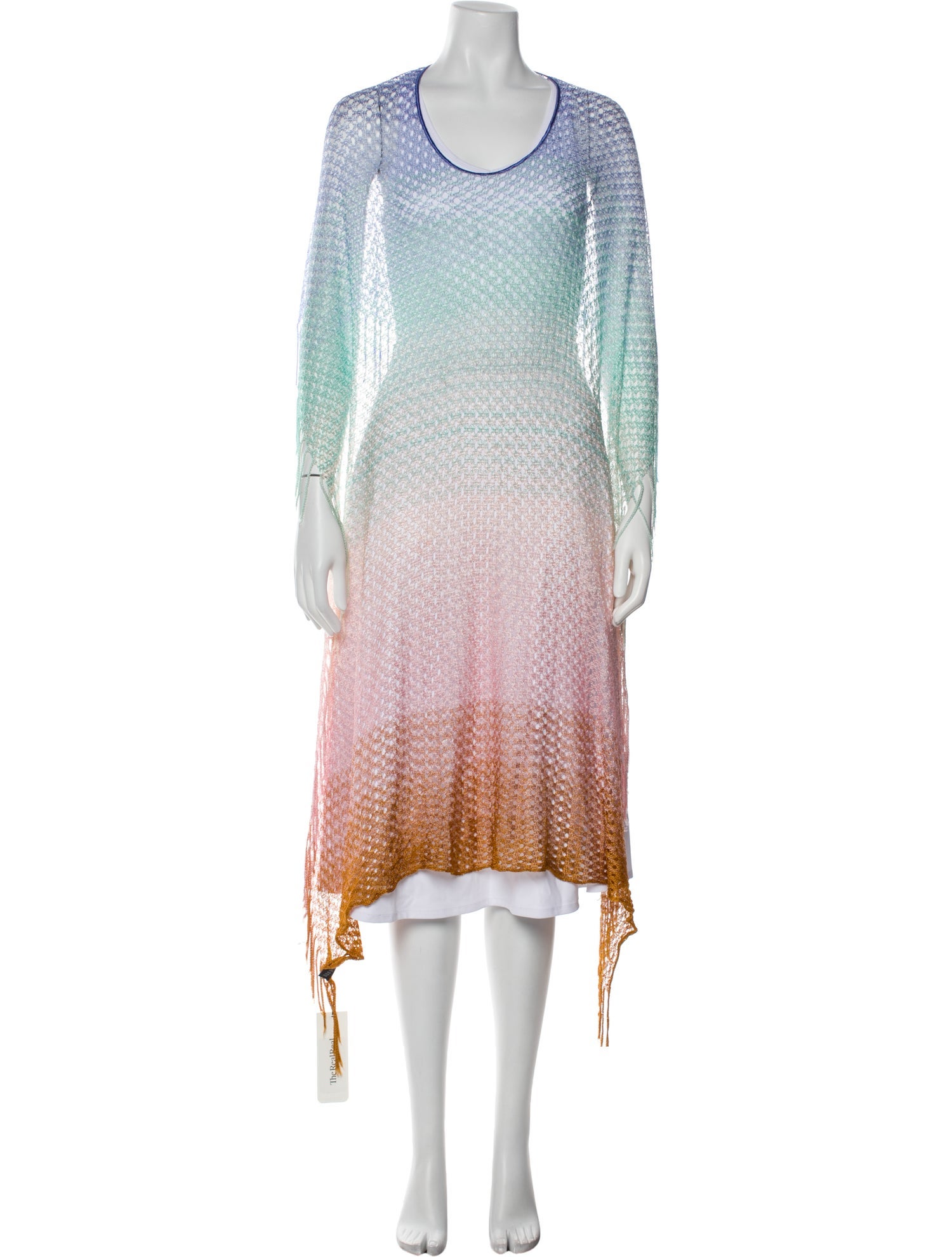 Missoni Tie-Dye Print Scoop Neck Sweater