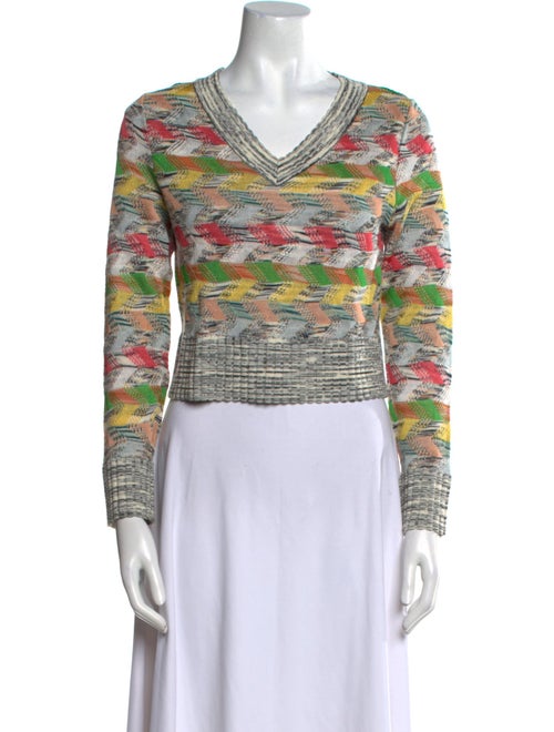 Missoni Striped V-Neck Sweater