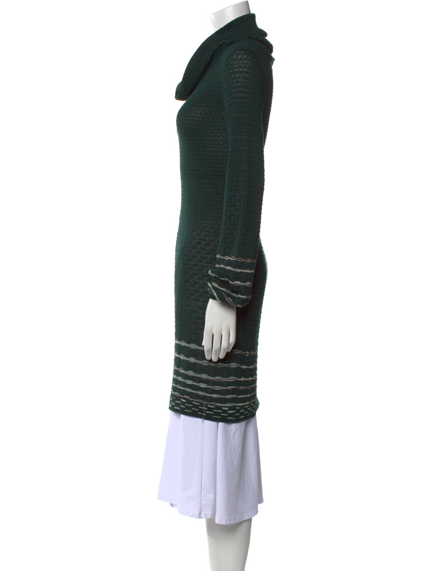 Missoni Cowl Neck Long Sleeve Tunic
