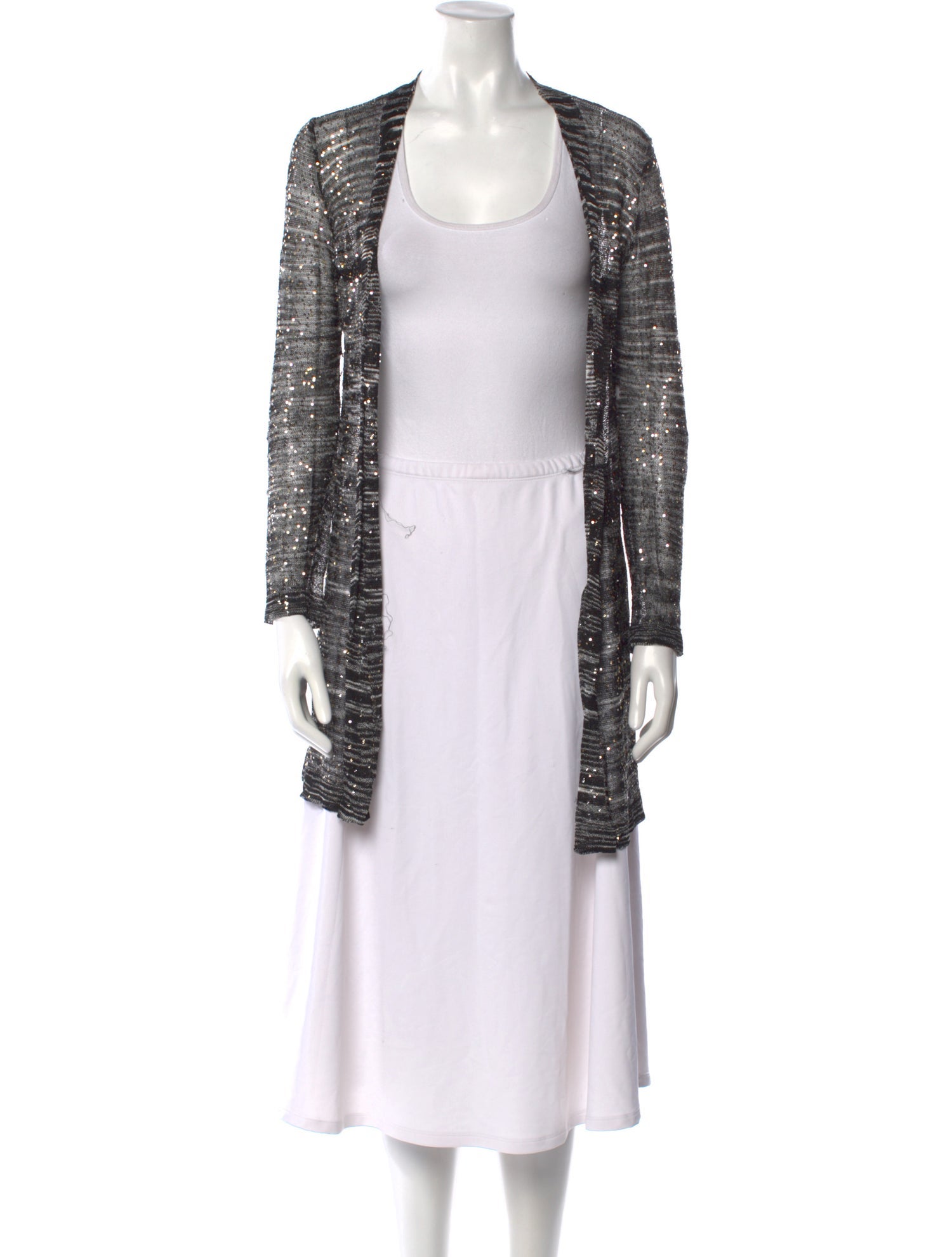 Missoni Striped Open Front Sweater