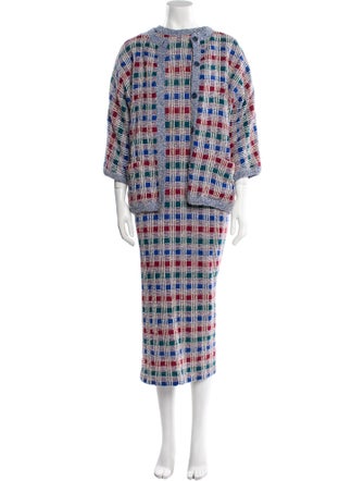 Missoni Plaid Print Dress Set