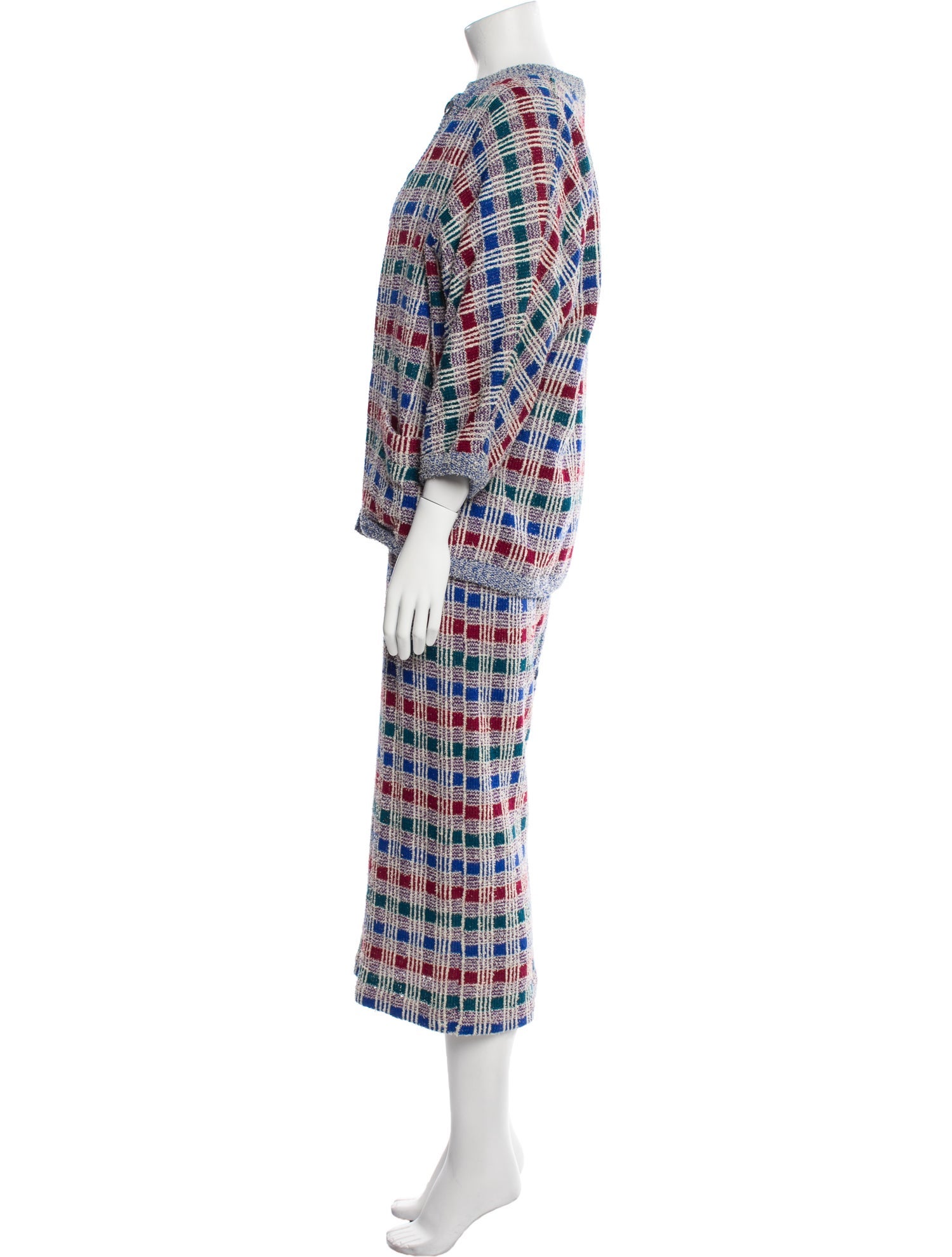 Missoni Plaid Print Dress Set