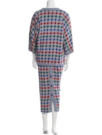 Missoni Plaid Print Dress Set