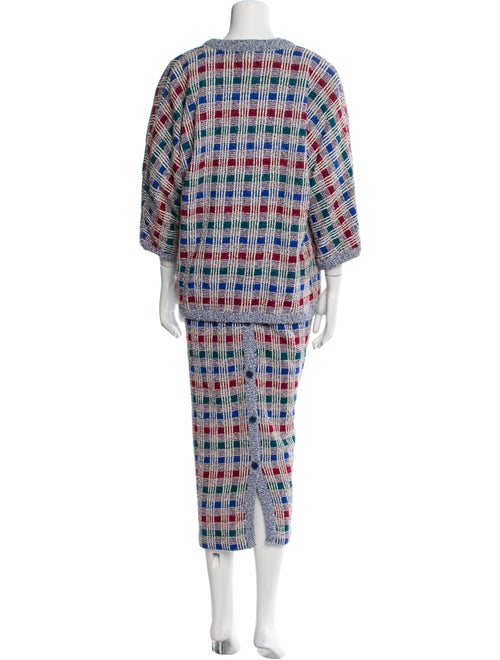 Missoni Plaid Print Dress Set
