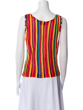 Missoni Striped Scoop Neck Top