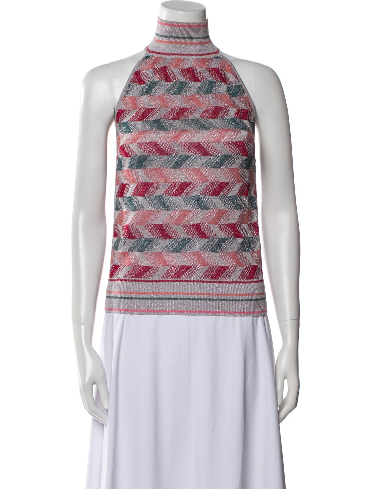 Missoni Printed Halterneck Top