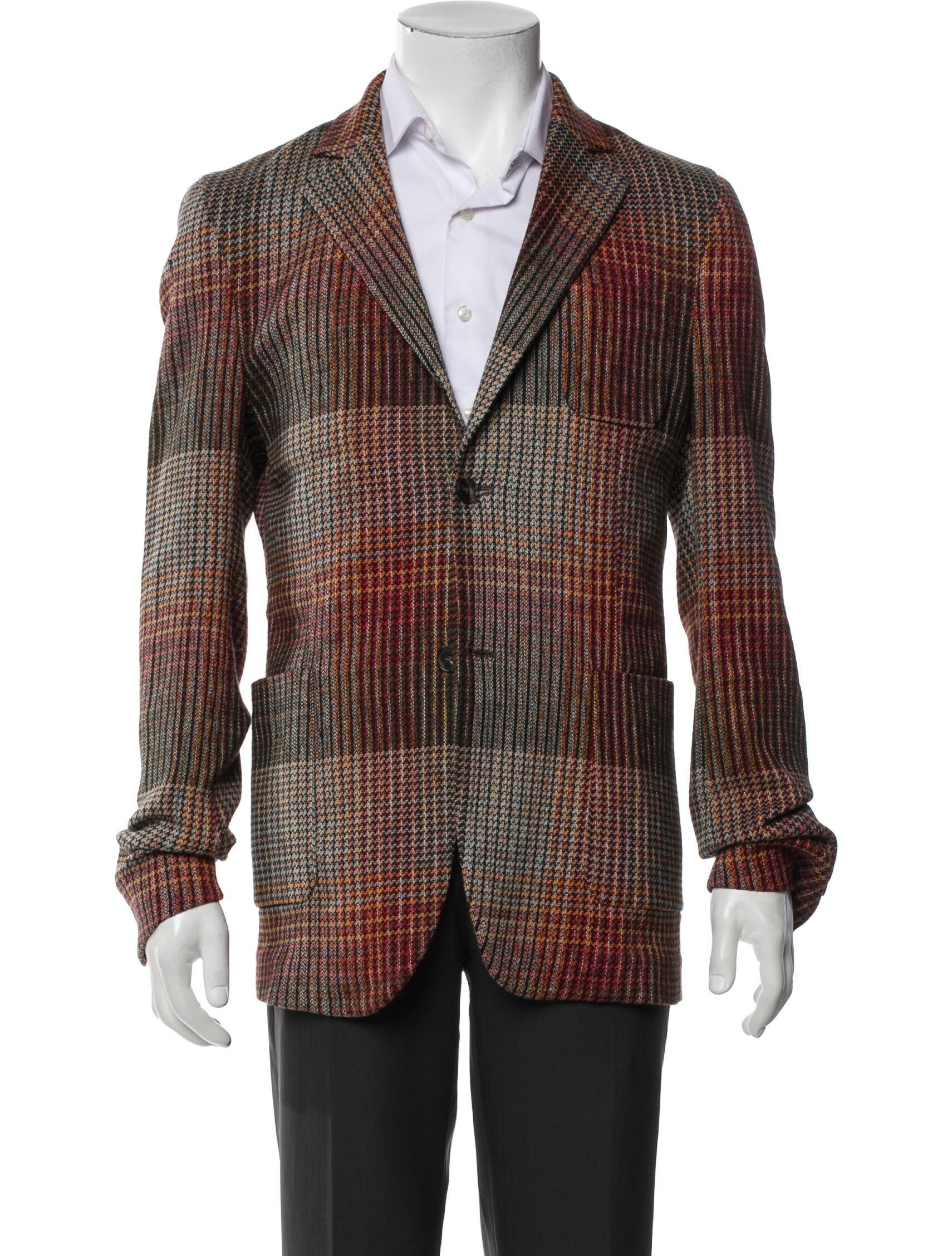 Missoni Houndstooth Print Sport Coat