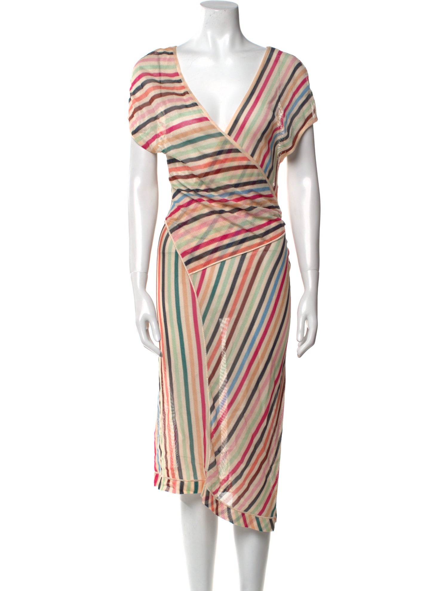Missoni Striped Midi Length Dress