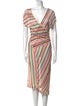 Missoni Striped Midi Length Dress