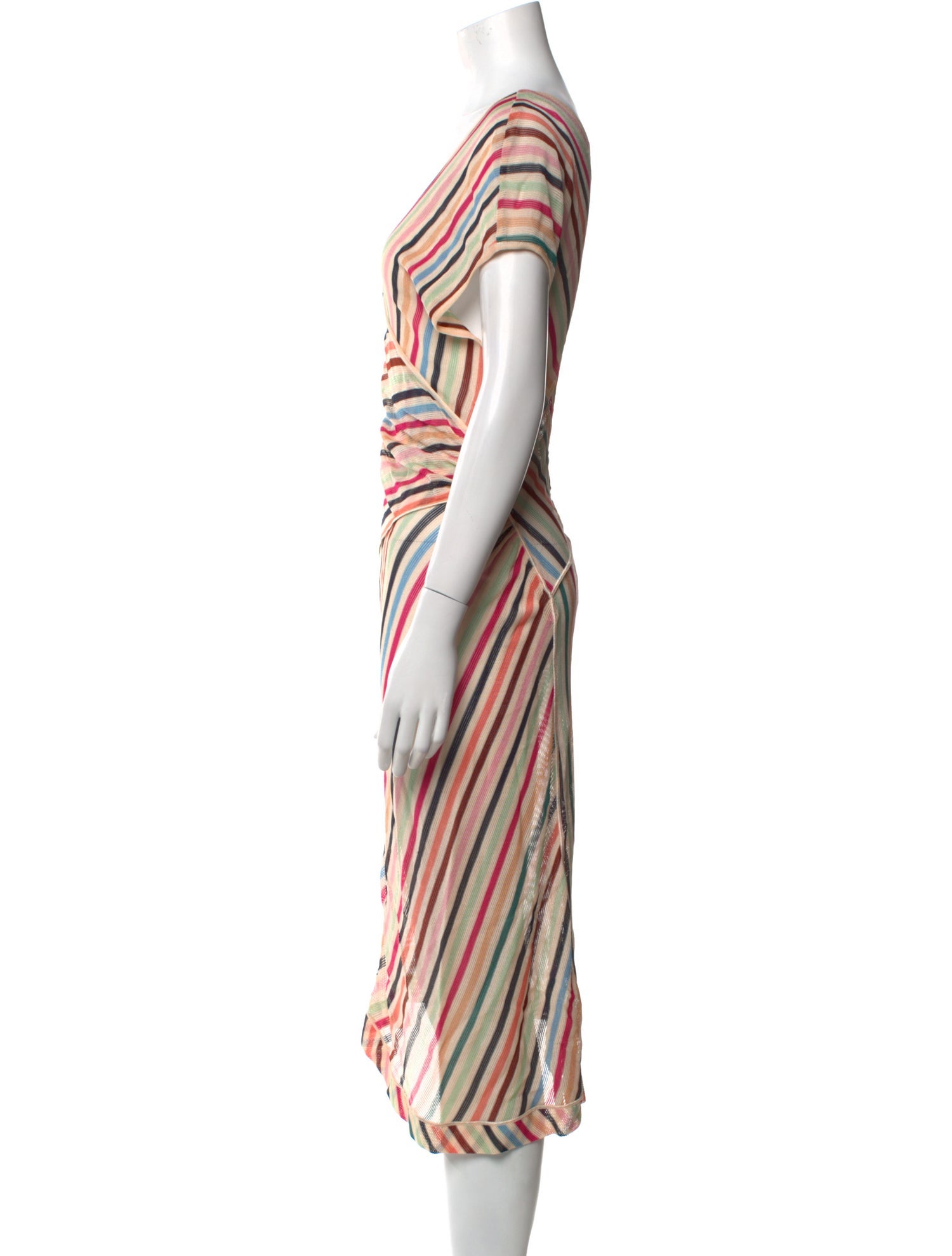 Missoni Striped Midi Length Dress