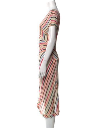 Missoni Striped Midi Length Dress