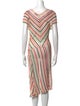 Missoni Striped Midi Length Dress