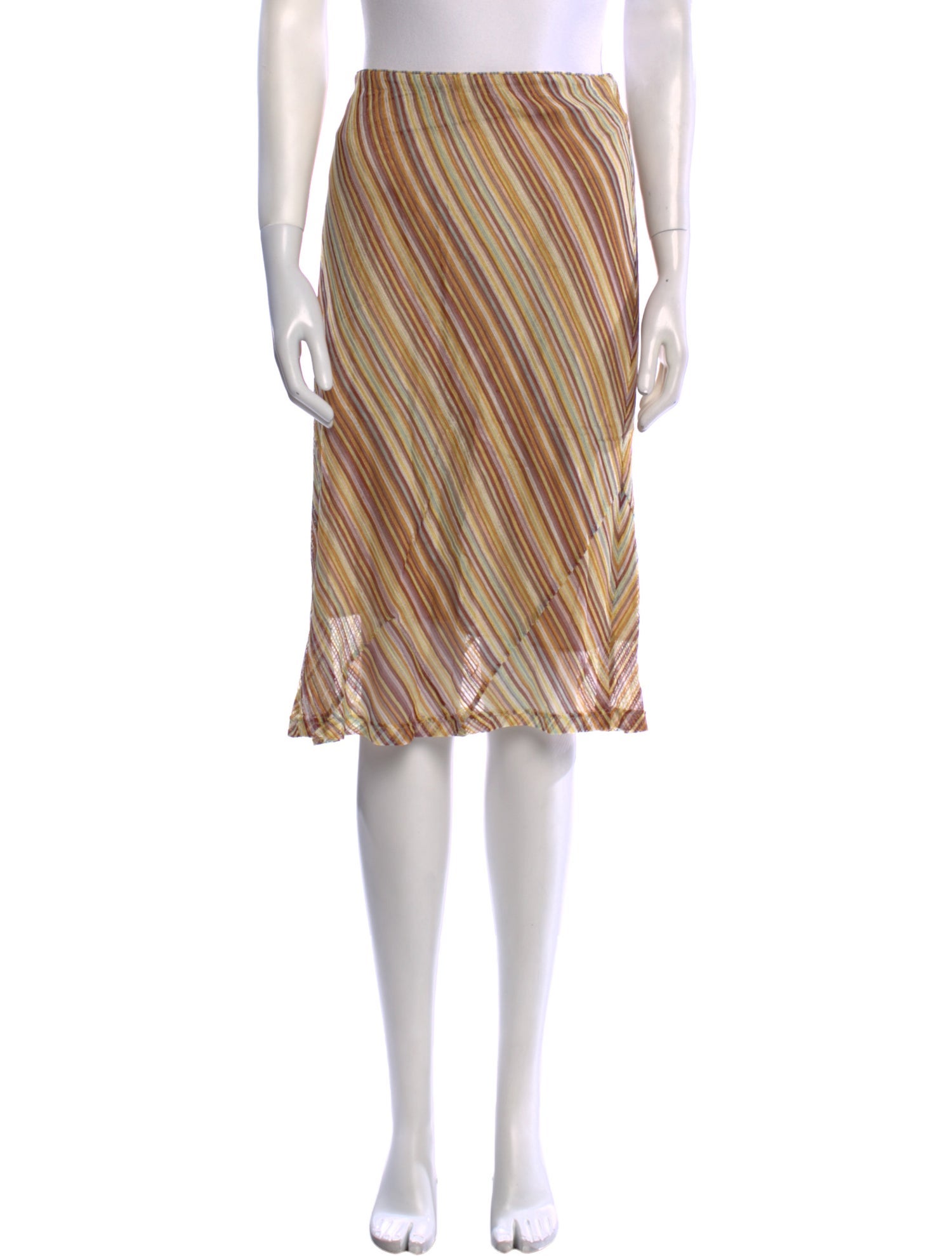 Missoni Striped Knee-Length Skirt