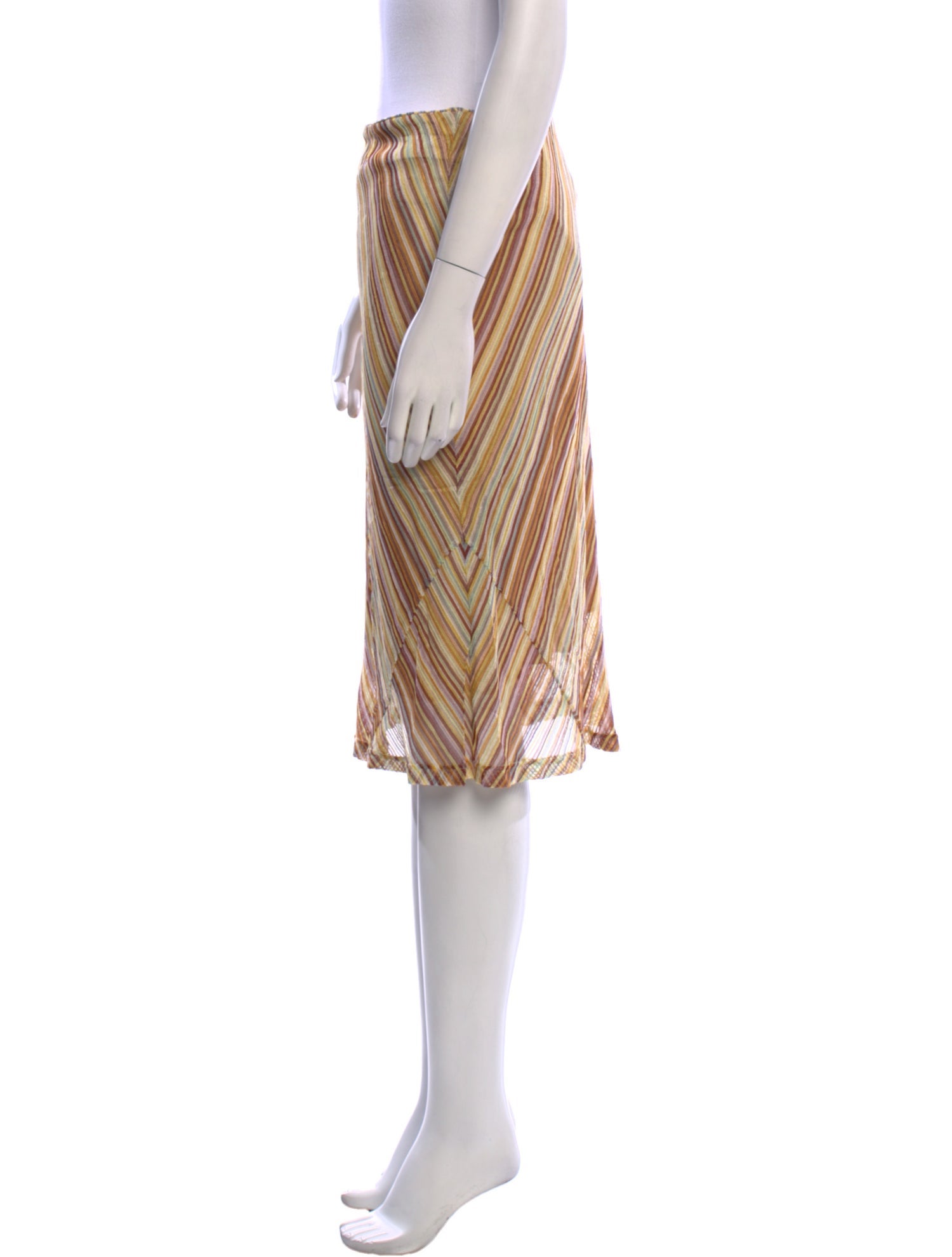 Missoni Striped Knee-Length Skirt