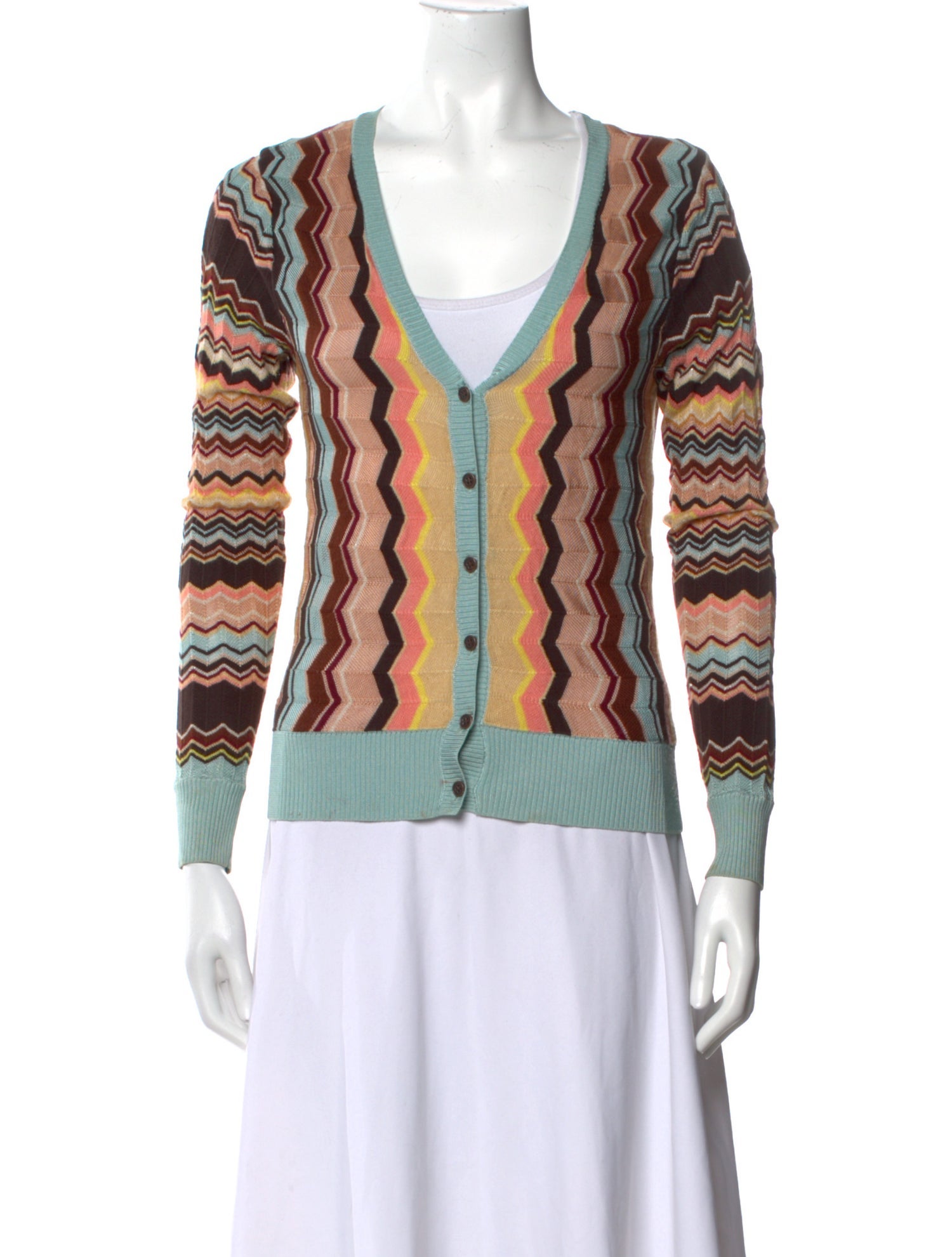 Missoni Printed V-Neck Sweater