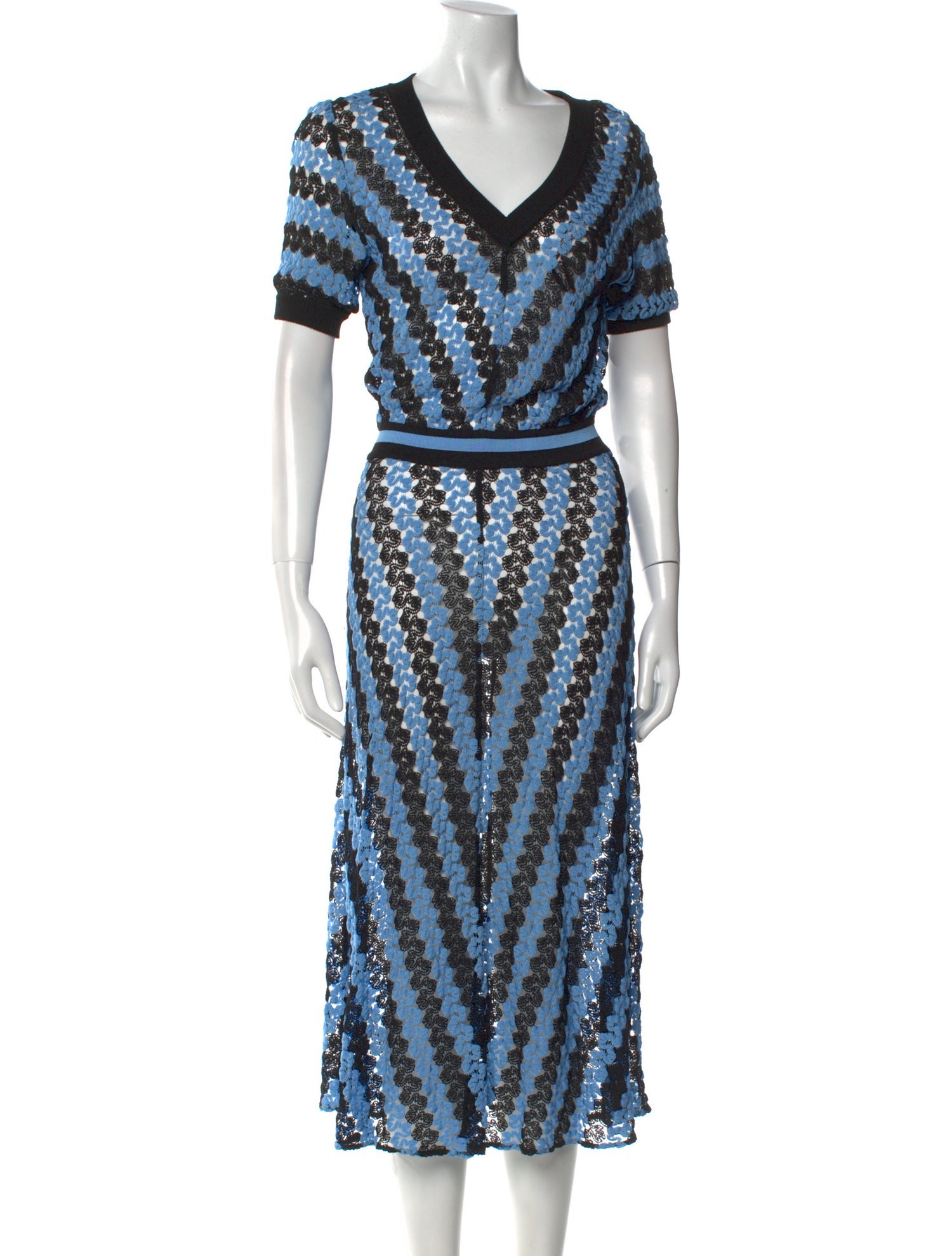 Missoni Striped Midi Length Dress