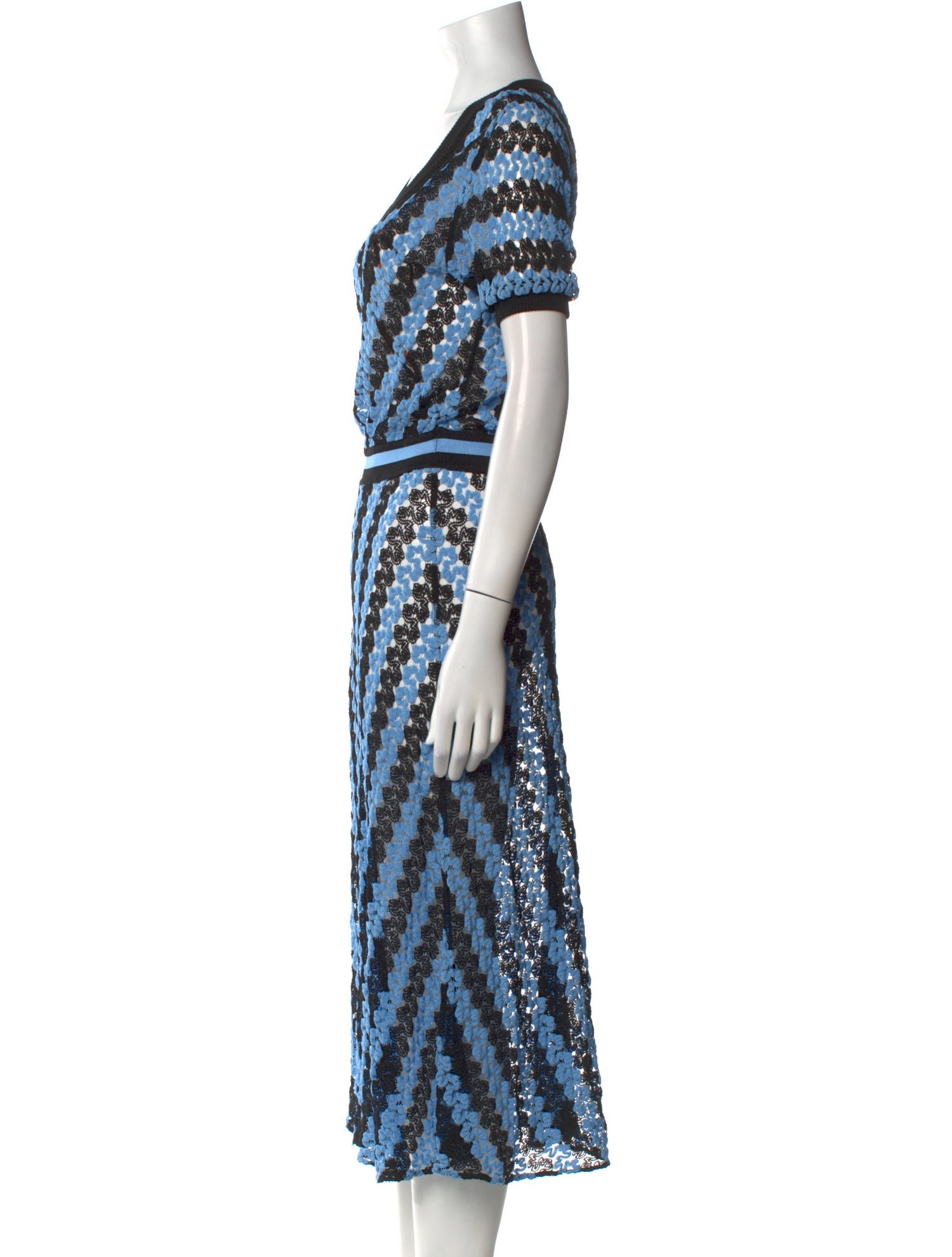 Missoni Striped Midi Length Dress