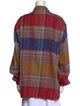 Missoni Plaid Print Long Sleeve Button-Up Top