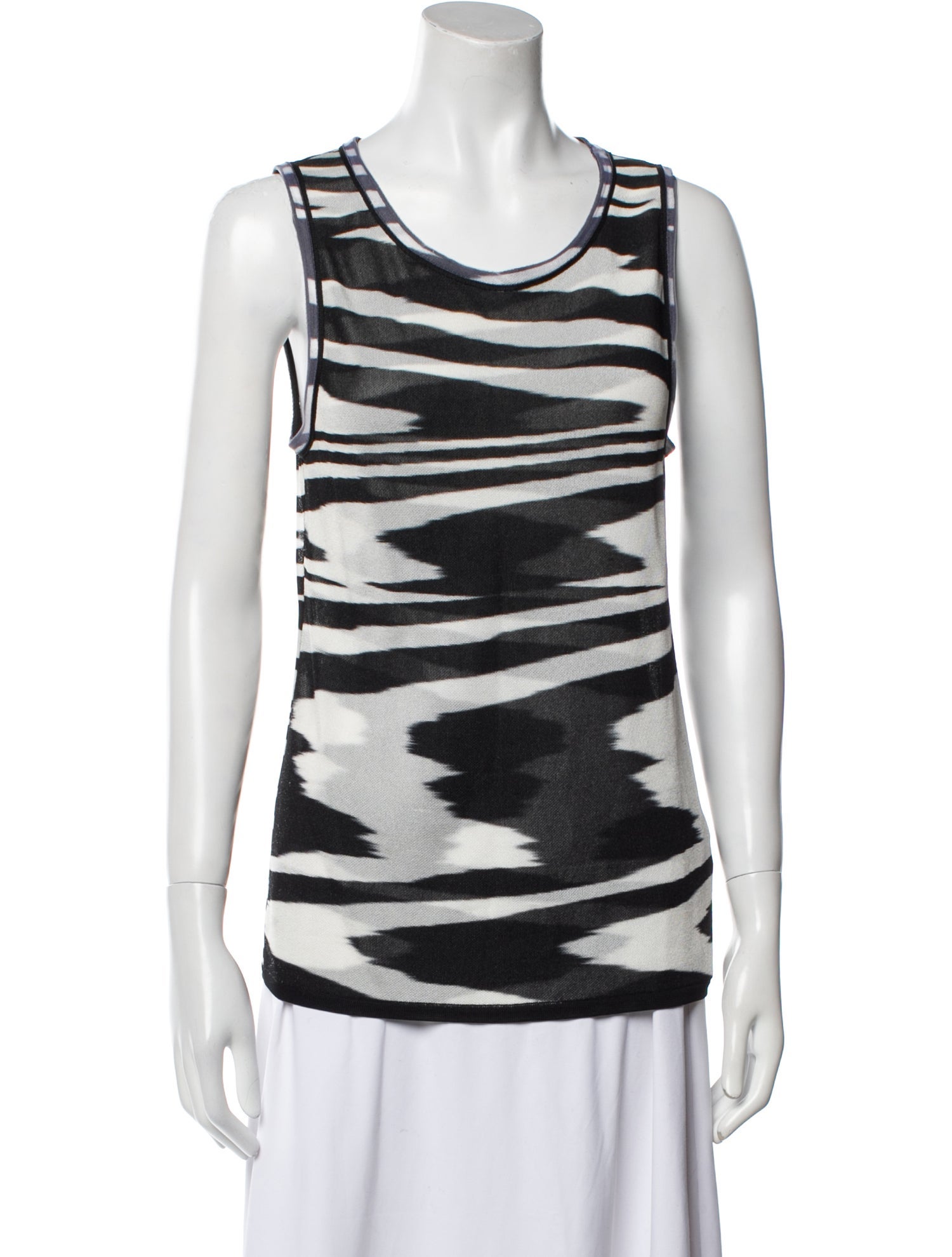 Missoni Printed Scoop Neck Sweater