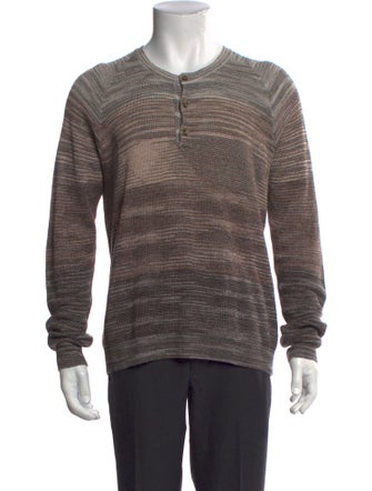 Missoni Tie-Dye Print Crew Neck Henley