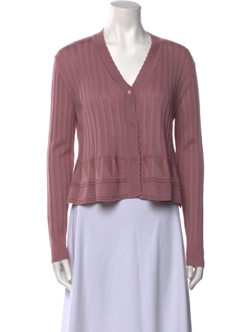 Missoni V-Neck Long Sleeve Crop Top