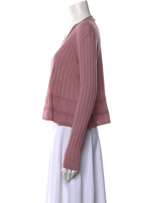 Missoni V-Neck Long Sleeve Crop Top