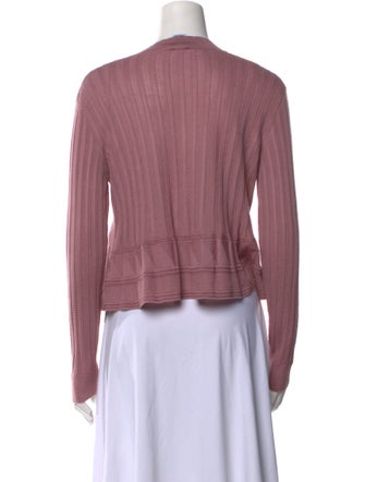 Missoni V-Neck Long Sleeve Crop Top