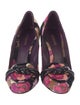 Missoni Velvet Floral Print Pumps