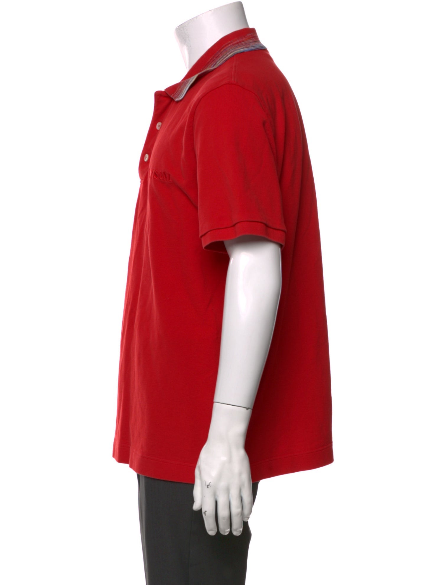 Missoni Crew Neck Short Sleeve Polo Shirt