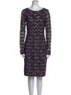 Missoni Printed Knee-Length Dress