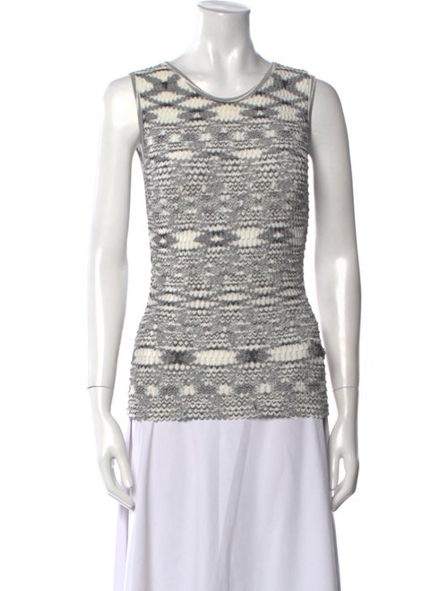 Missoni Striped Scoop Neck Top