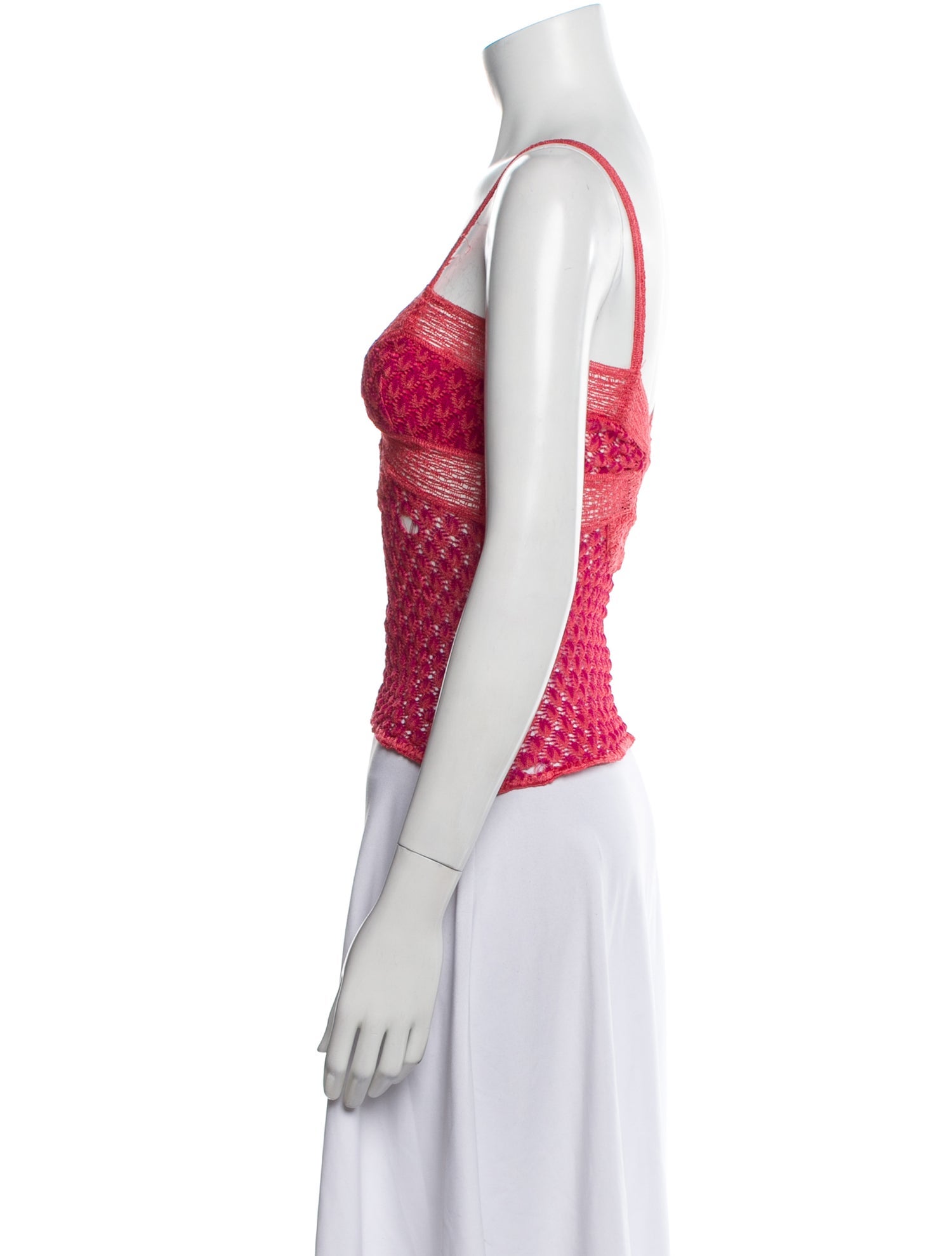 Missoni Printed Square Neckline Crop Top