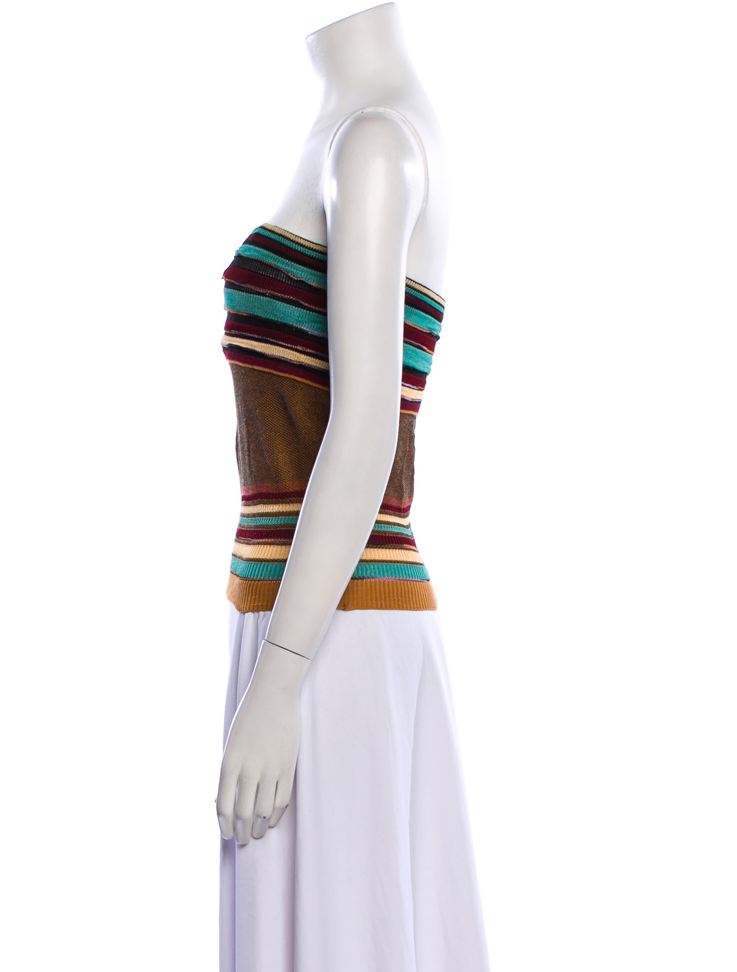 Missoni Crochet Striped Top