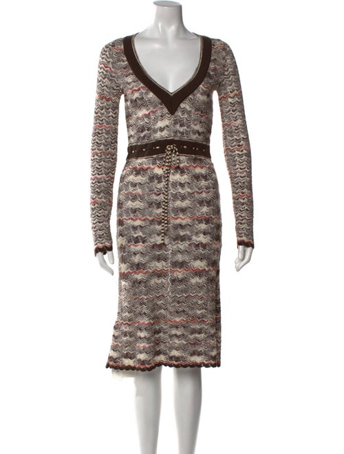 Missoni Merino Wool Midi Length Dress