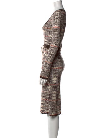 Missoni Merino Wool Midi Length Dress