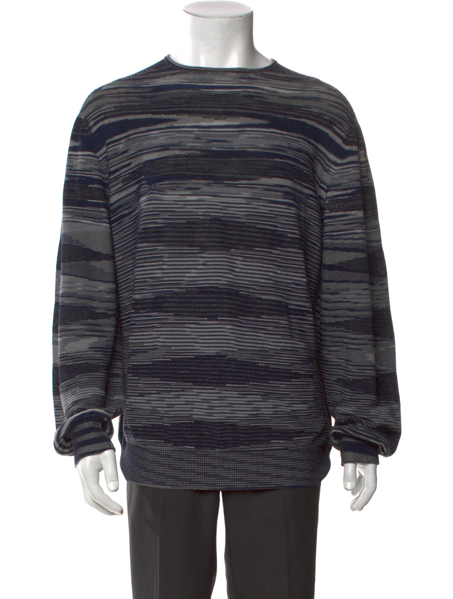 Missoni Striped Crew Neck Pullover
