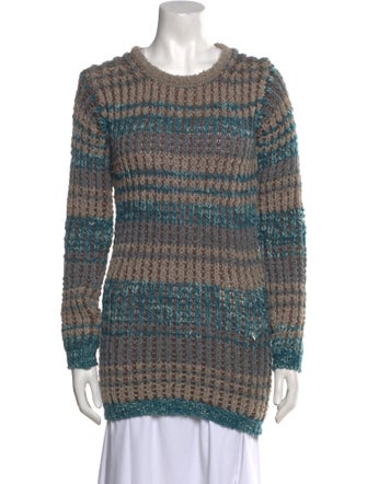 Missoni Striped Scoop Neck Sweater