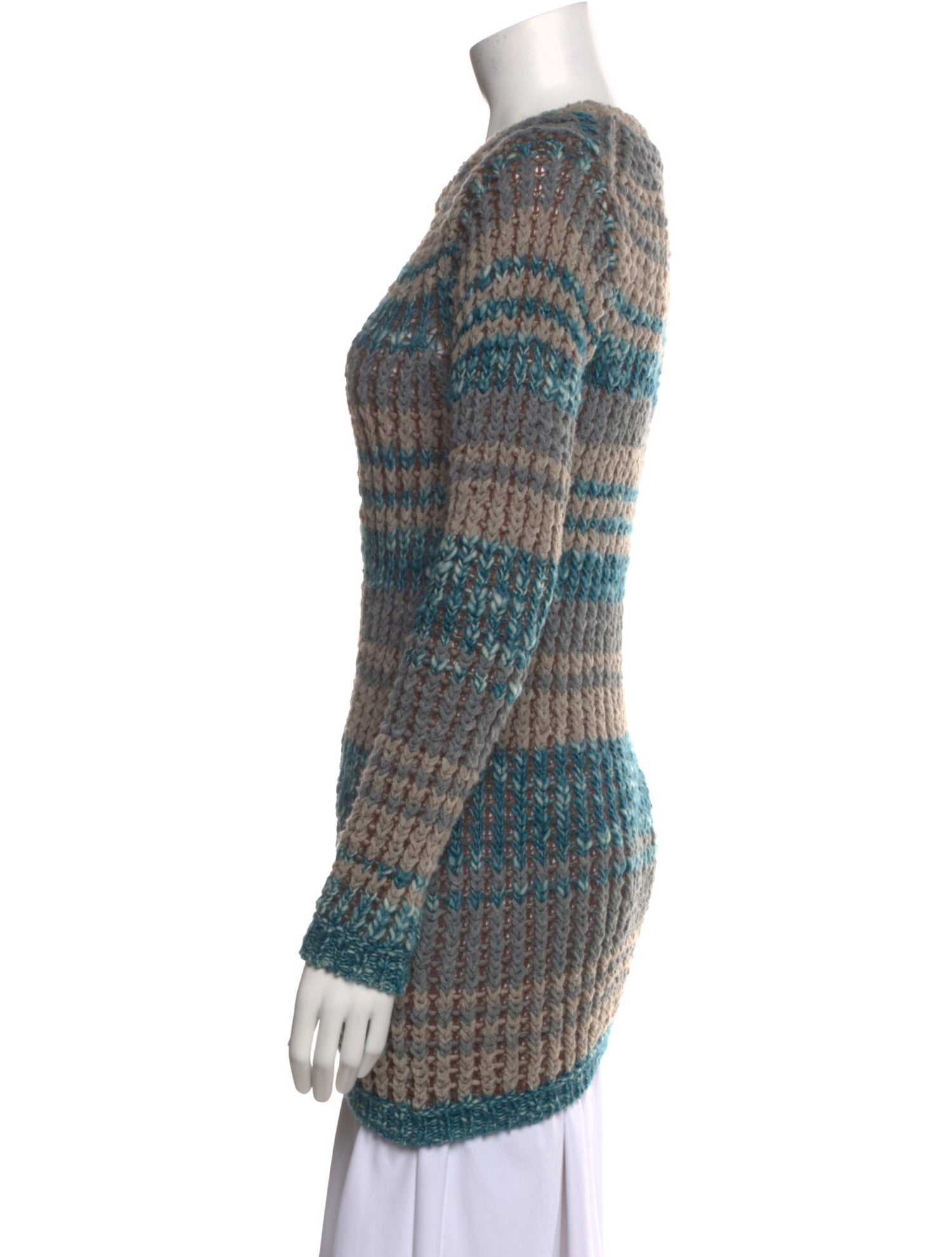 Missoni Striped Scoop Neck Sweater