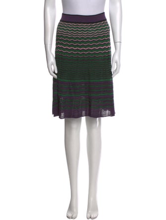 Missoni Striped Knee-Length Skirt