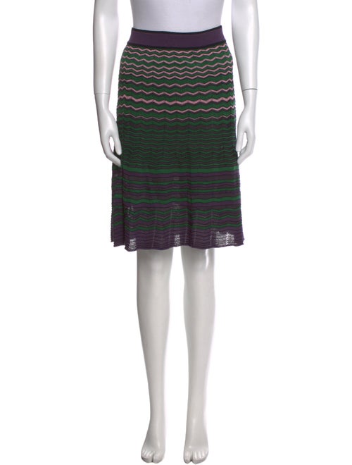 Missoni Striped Knee-Length Skirt
