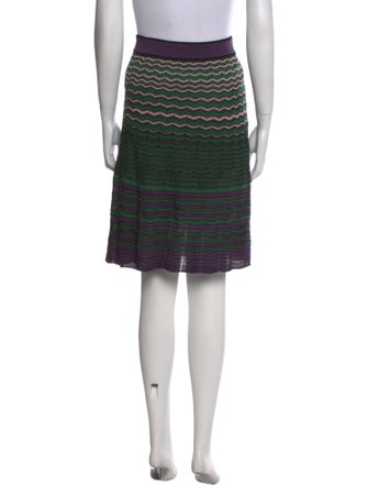Missoni Striped Knee-Length Skirt