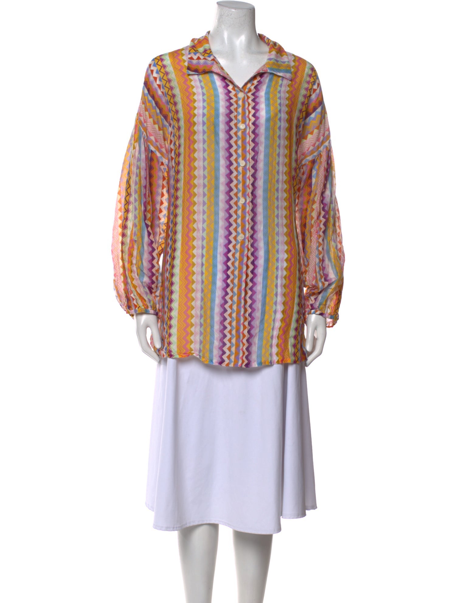 Missoni Striped Long Sleeve Tunic