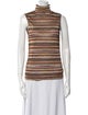 Missoni Striped Turtleneck Top