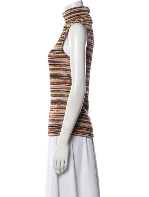 Missoni Striped Turtleneck Top