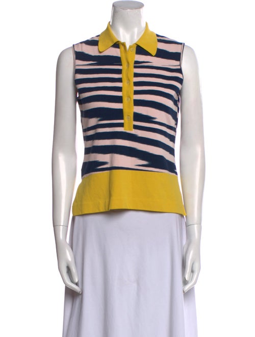 Missoni Striped Sleeveless Polo