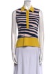 Missoni Striped Sleeveless Polo