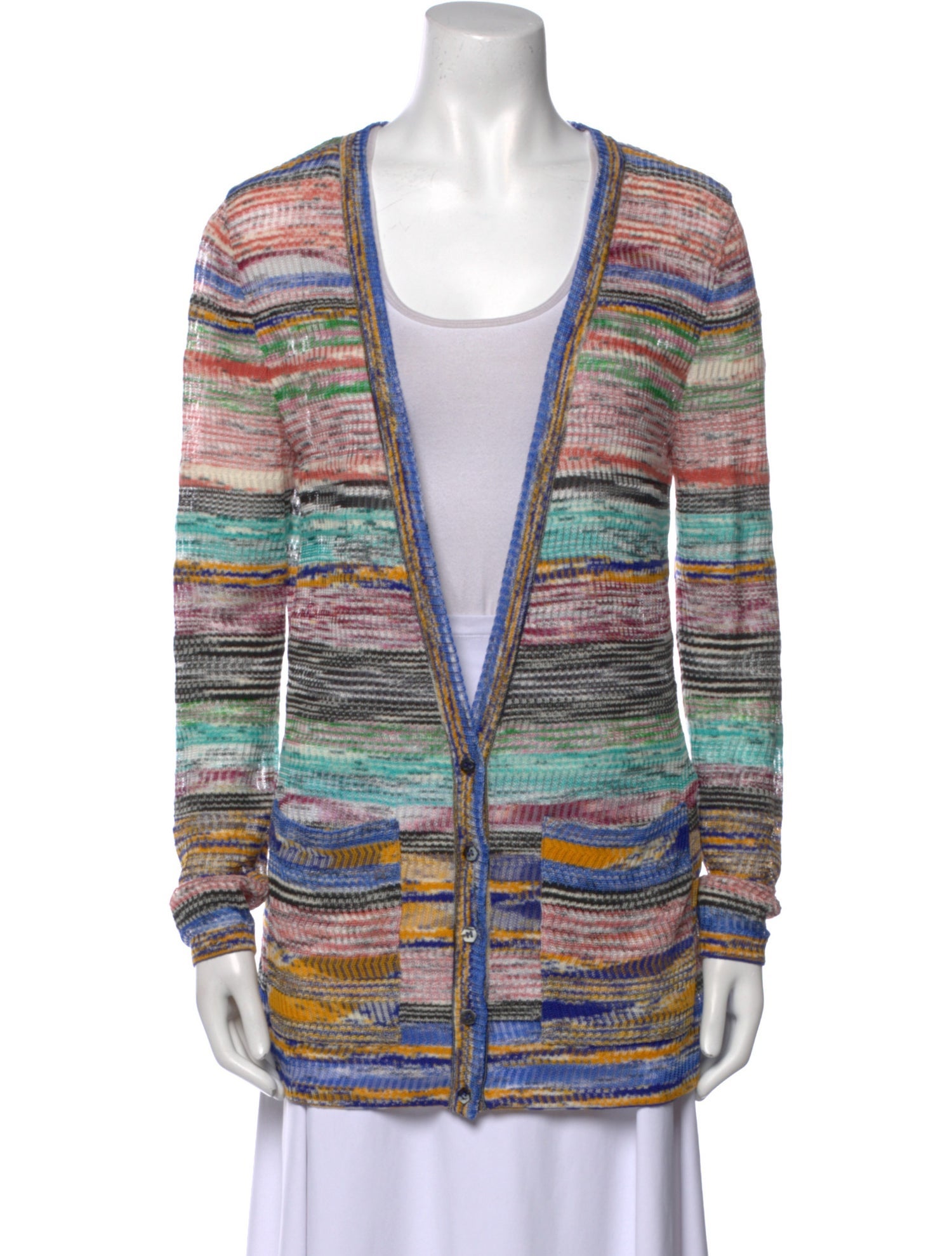 Missoni Striped V-Neck Sweater