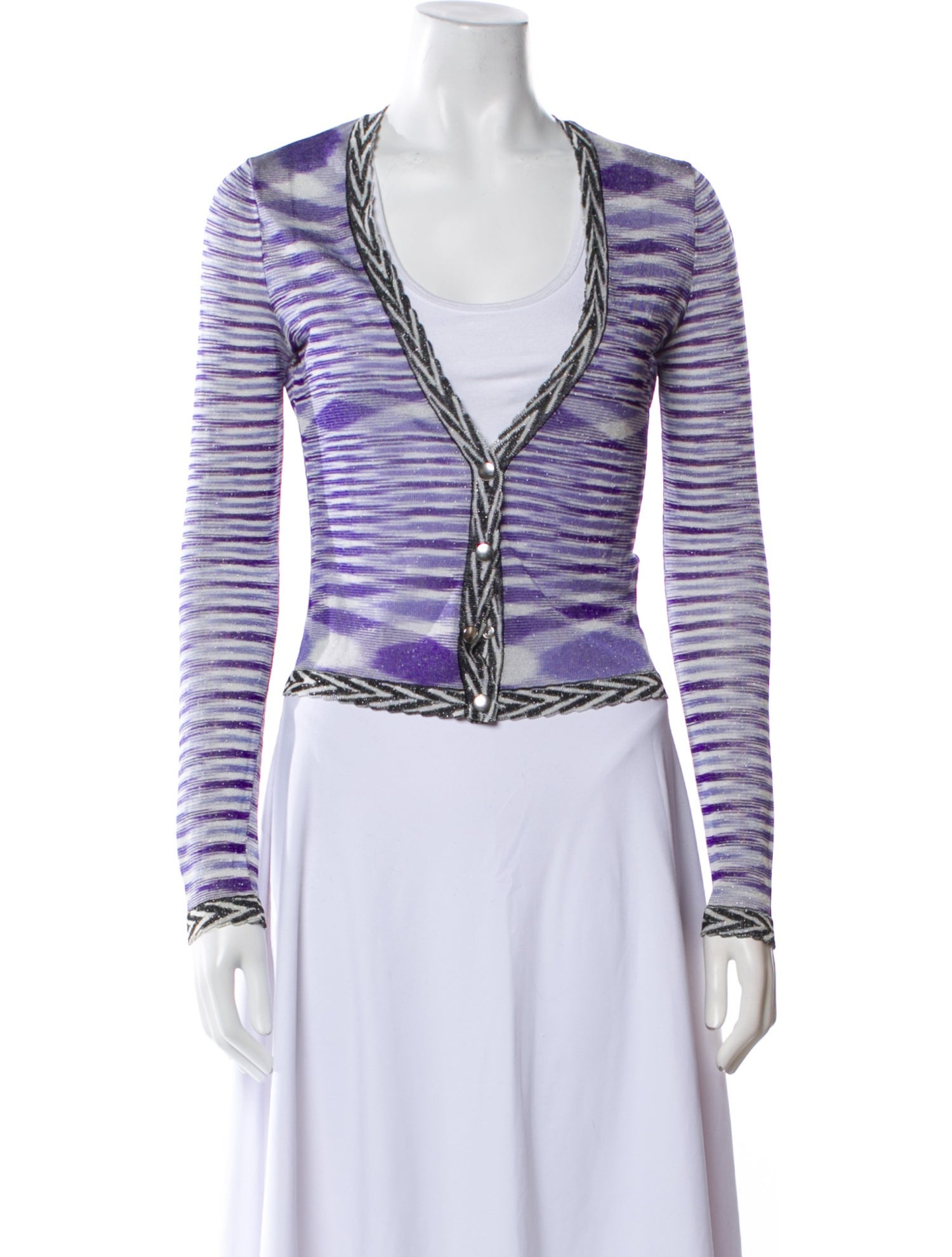 Missoni Striped V-Neck Sweater